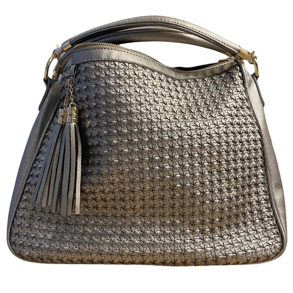 SOL Los Angeles Metallic Tassel Boho Bag